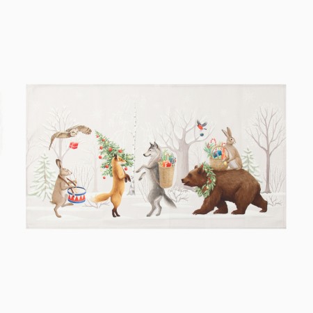 Set of Gift Ethel "Forest Beasts": a towel 40x70 cm, a baking form, a grasp-1