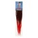 SIM-BRAIDS AFROKOSOS, 60 cm, 18 strands (CE), greasy/red color (#FR-10)