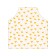 Apron of a kitchen with a photo print "Yellow hearts", adjustable, size OS
