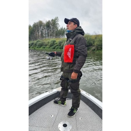 Fisherman Grayling, red towel-5