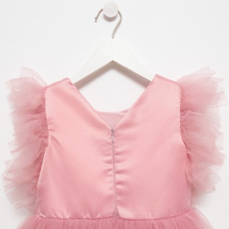 Children's dress with wings Kaftan p. 32 (110-116 cm), pink-11