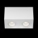 Technical C017CL-02W, 2XGU10, 50W, 20x10x1.5 cm lamp, white, white color