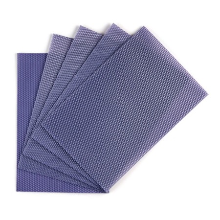 Wax for the manufacture of candles, lavender, 1 kg, 12 sheets, 39x26 cm-1