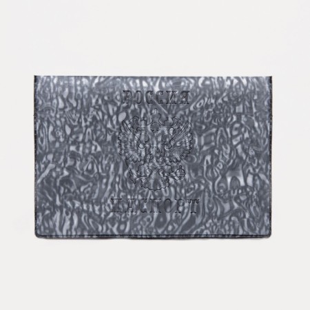 Passport cover, gray color