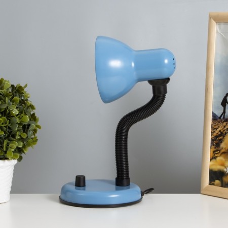 E27 desktop lamp, light regulator (220V) Blue (203A) Risalux-3