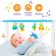 Soft game is soft on the crib, stroller "Elephant", 46 - 68 cm, rattles, 5 toys, crumb me