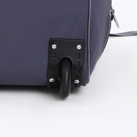 Road bag on wheels, a lightning department, with an increase, an outer pocket, the color is gray-4