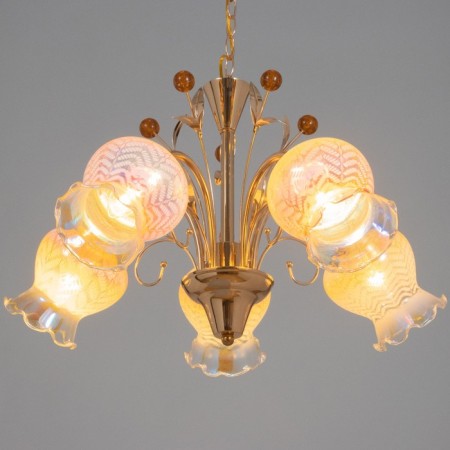 Glori chandelier 5x40W E27 Gold Model: 2600545-2