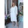 Female dress, size 56, white color
