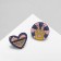 Set of icons (2 pcs.) "Emotions", colored in ferrous metal
