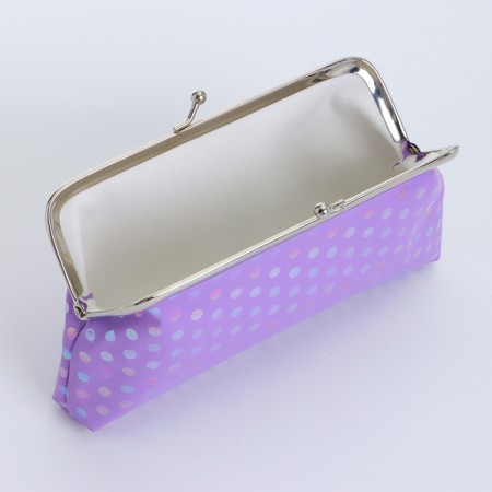 Cosmetic bag, lilac color-2
