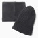 Kit for children (hat, snood), black color, size 48-52