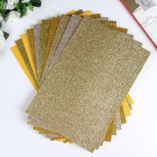 A set of glitter foamiran 