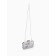 Female bag on farmar, silver color