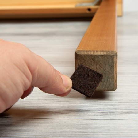 Furniture tundra, 25 x 25 mm, square, brown, 18 pcs.-8