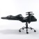 Playing armchair Brabix Hunter GM-130, two pillows, eco-leather, black