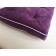 A pillow for a chair 38x38 cm, h 5 cm, lilac color, velor, foam rubber, kant