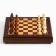 Wooden chess "Dark red classic", 30 x 30 cm, board game, King H-8 cm