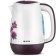 Electric kettle Vitek VT-7061, plastic, 1.7 l, 2200 watts, white-violet with a pattern
