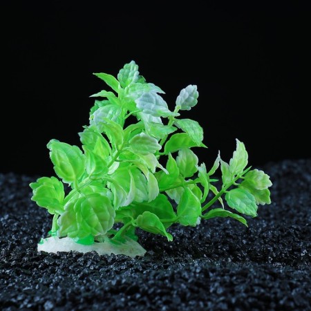 The artificial aquarium bush, 10 cm, green-1