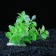 The artificial aquarium bush, 10 cm, green