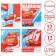 A set of notebooks 12 pieces, 12 sheets, September 1, in a ruler, covered paper cover, cars