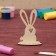 Harvesting for creativity "Rabbit-glazed", on a stand