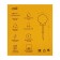 Garden lamp on the solar battery "Middle Shar", 15 × 38 × 15 cm, 4 LED, glow white