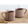 Ceramic ornament mug, 320 ml, bronze color