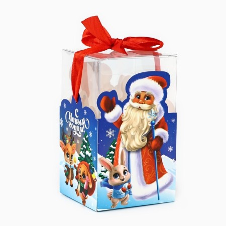 Box a gift New Year's folding "Children's", 7 x 12 x 7 cm, New Year