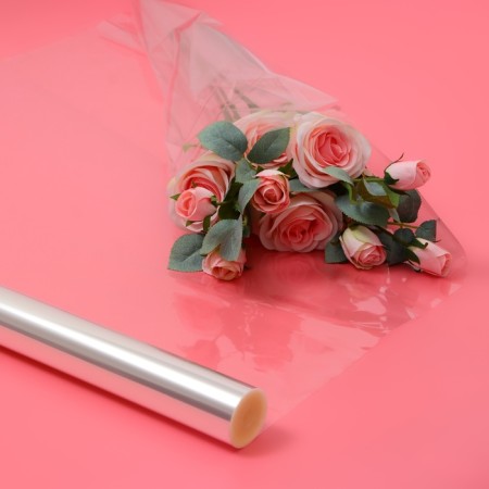 Flower film is a transparent 0.7 x 37.5 m, 1000 g, 40 μm-6