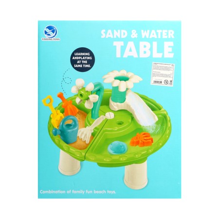 Set for playing in the sand "Plants", with a table, 6 items-21