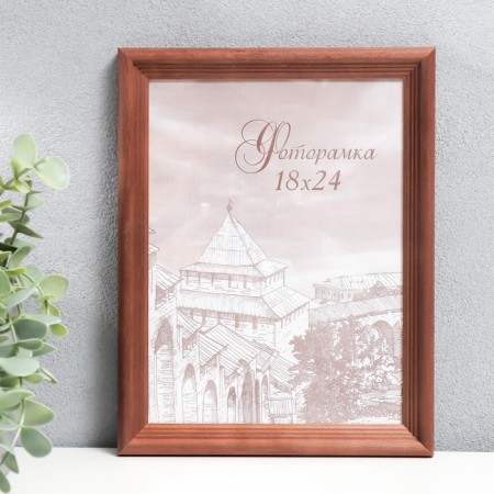 Photo frame pine С20 Machon 18x24 cm (plastic screen)