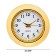 Quartz clock, D-2.5 cm, LQ377A, discrete move, gold