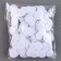 Fetir wheels for creativity and decor "circles", 500 pcs., Size 1 pc. - 2.5 cm, white color