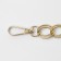 A chain for a bag, with carbines, metal, double, 19 × 14 mm, 120 cm, gold color