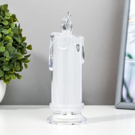 Night "LED" LED 3000k from white batteries 6.8x6.8x19.5 cm