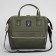 Bag-rug 2 in 1 on wheels 18 ", lightning department, external pocket, green color
