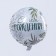 Foal balloon 18 "Happy Birthday", circle