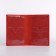 Cover for passport, red color