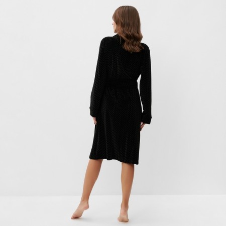 Women's robe KAFTAN "velvet" p. 44, black-3