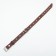 Combined dimensionless collar, leather/tarpaulin, 60x3 cm, Osh 30-57 cm, brown/green