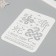 Plastic stencil "Happy New Year 2025. Year of the Wooden Snake", A4 size