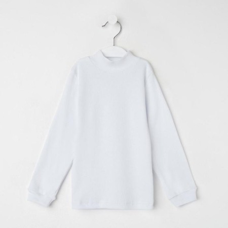 School turtleneck for children, white color, height 122