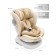 AMAROBABY Champion, ISOFIX fastening, class D, group 0+/1/2/3 (0-36 kg), beige color, beige