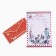 Letter to Santa Claus in an envelope, red "watercolor"