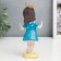 Souvenir Polystone "Baby in a dress with stars - hide and seek" 18x8x6 cm