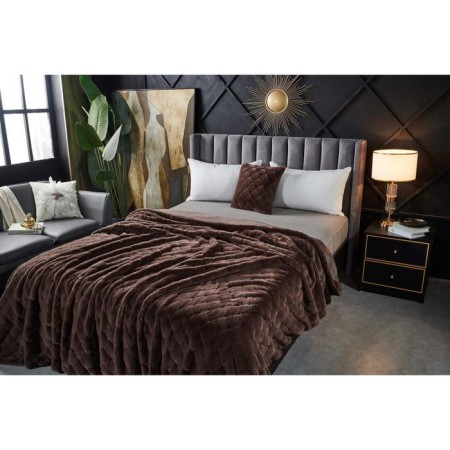 Bernard cover, size 160x220 cm, chocolate color-1