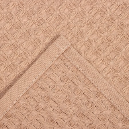 Toward "Dolyana" col. brown-gray 35x60 cm, 100% hl., large waffle 220 g/m2-3