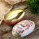 Casket Metal Egg "Bunny with a basket of eggs" 11x6.5x7 cm